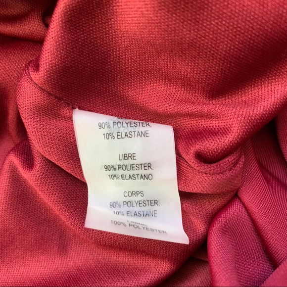 Vince Camuto Red Velvet Cocktail Dress - Picture 7 of 7